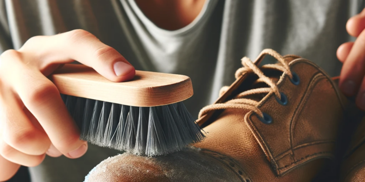 Limpeza de sapatos