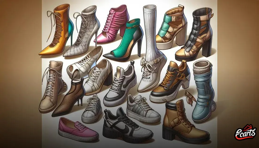 As tendências atuais em sapatos femininos da moda As tendências atuais em sapatos femininos da moda