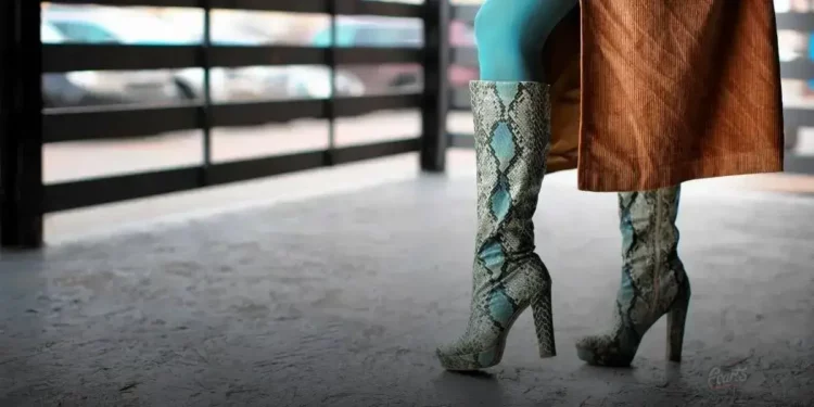 Bota cano alto feminina