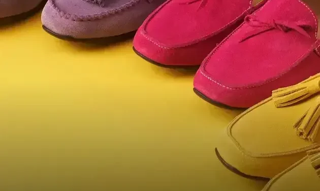 material de mocassim feminino
