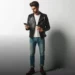 botas masculinas de couro