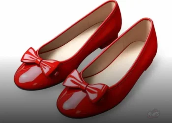 sapatilha vermelha feminina