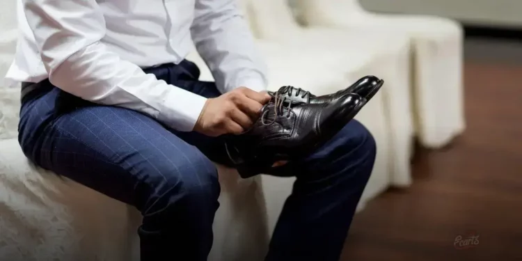 Sapato social camurça