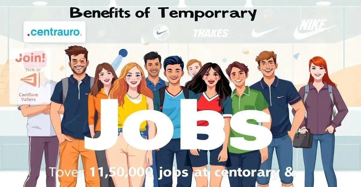 Benefícios das vagas temporárias Benefícios das vagas temporárias