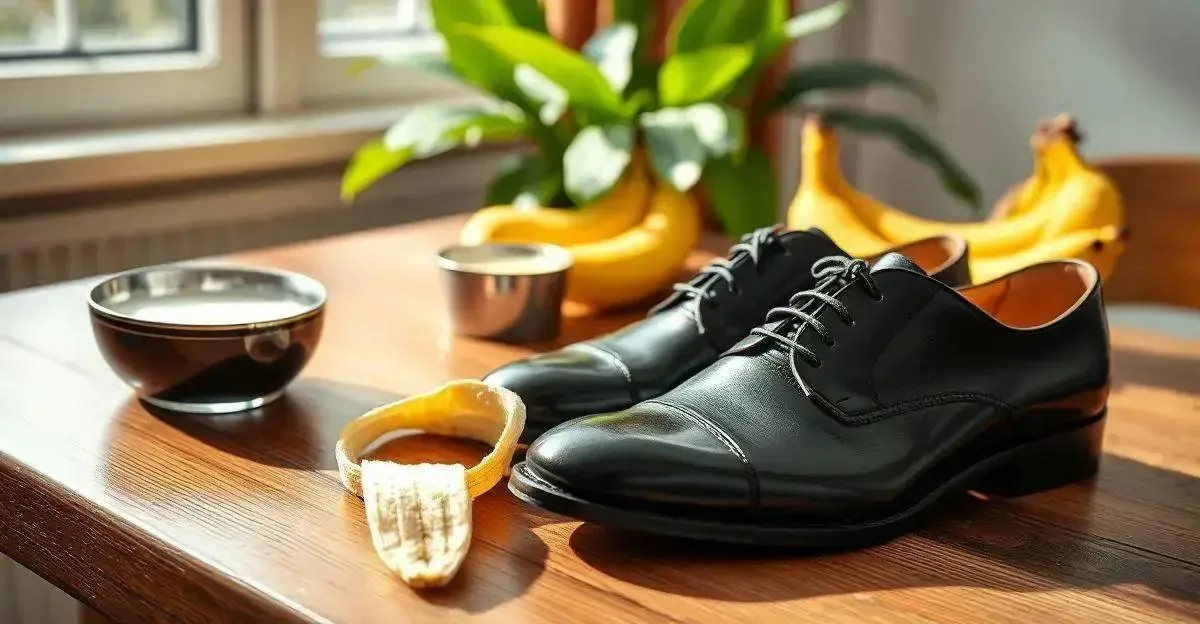 Benefícios de usar banana para engraxar sapatos Benefícios de usar banana para engraxar sapatos