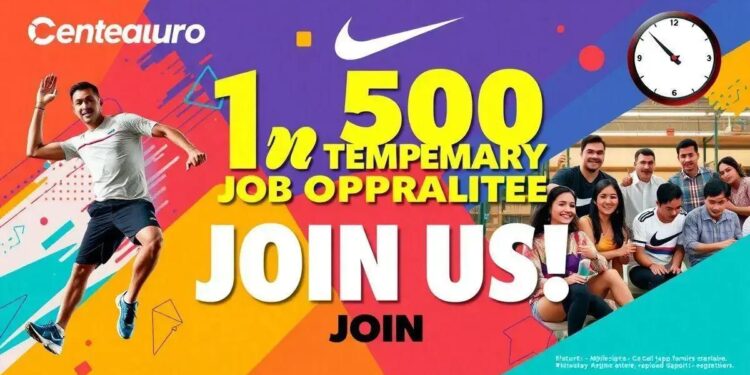 Centauro e Nike: 1.500 Vagas Temporárias para Você!