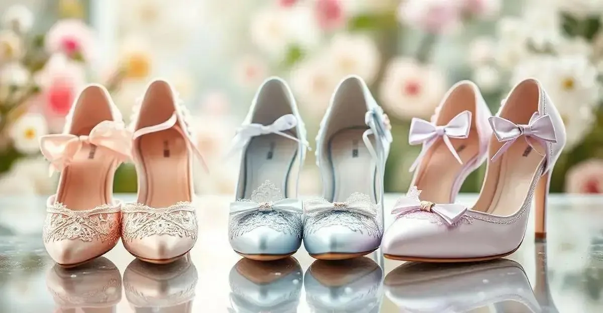 Sapatos com Detalhes Delicados Sapatos com Detalhes Delicados