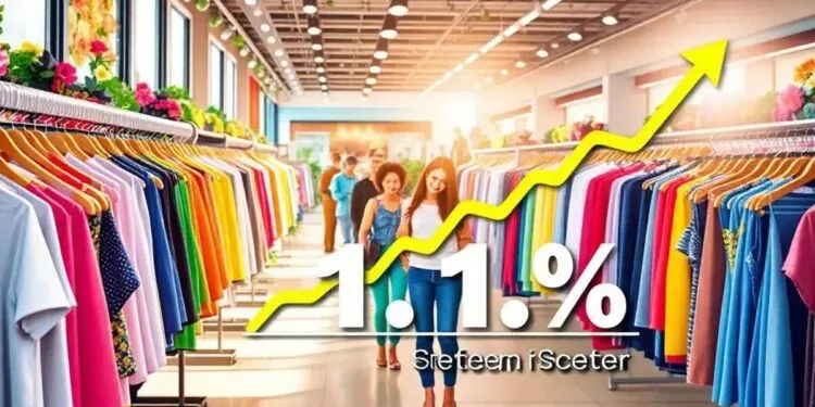 Setor de Vestuário: Alta de 1,1% em Setembro