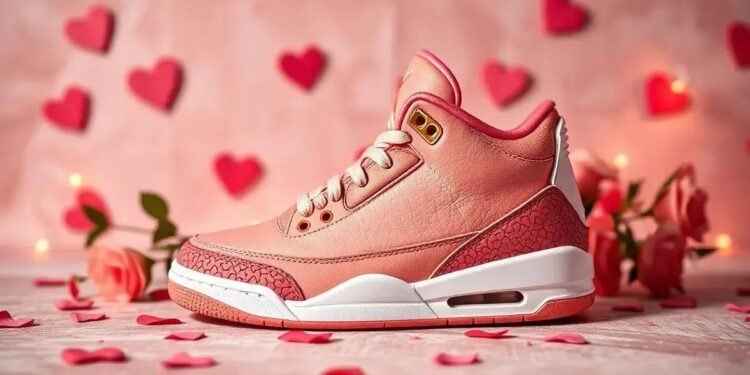 Air Jordan 3: Primeiro Olhar no Modelo "Valentine's Day"