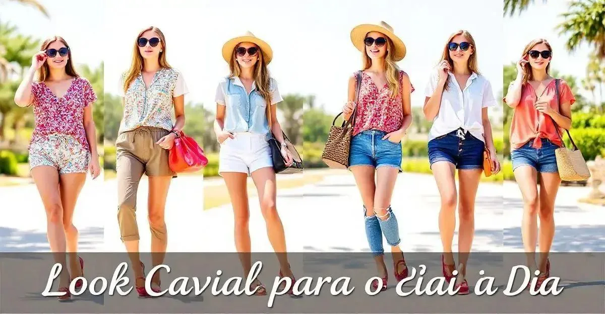 Look Casual para o Dia a Dia Look Casual para o Dia a Dia