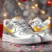 Nike Air Force 1 Kids: Toques Metalizados para 2024