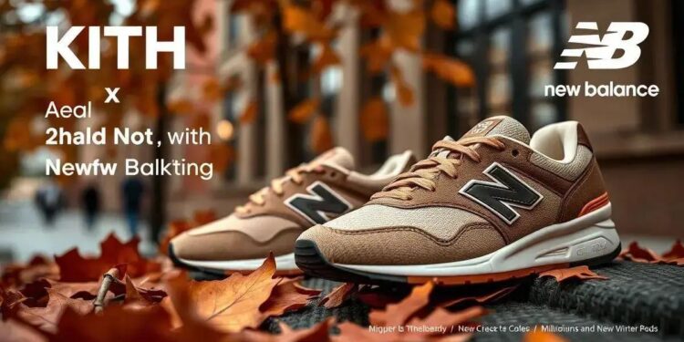 Novas Colaborações KITH x New Balance para Outono/Inverno 2024