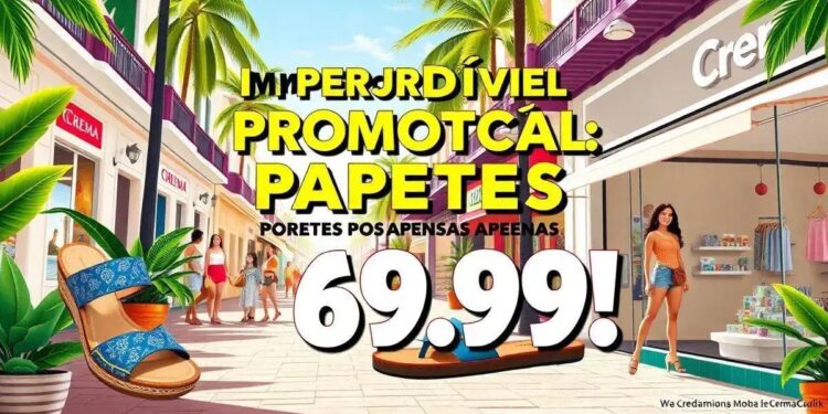 Promoção Imperdível: Papetes por Apenas R$ 69,90 na Rua Limeira