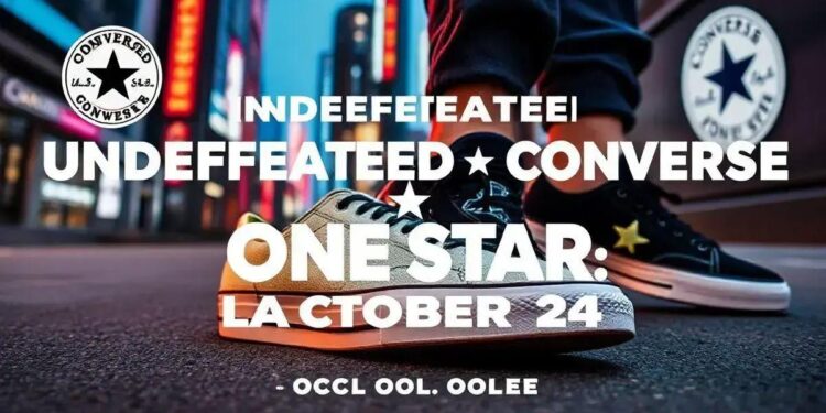 UNDEFEATED Converse: Colaboração One Star Chega em 24 de Outubro