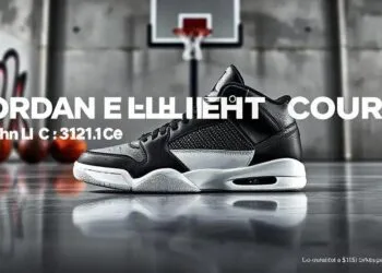 Jordan Flight Court: Estilo Preto e Branco para 2024