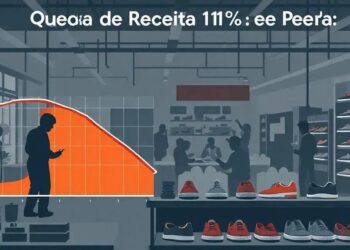 Queda de Receita: Marca Calçadista Tem 11% de Perda