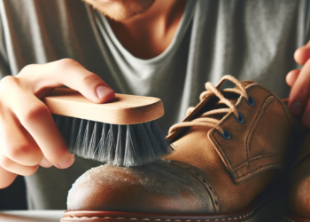 Limpeza de sapatos