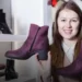Bota feminina com design moderno