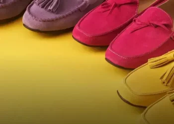 material de mocassim feminino
