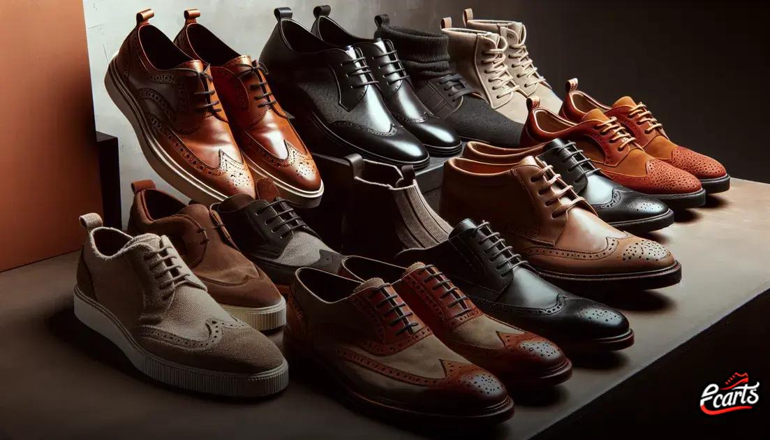Tendências atuais em sapatos masculinos da moda para diferentes ocasiões