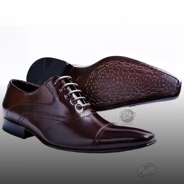 A elegância do design italiano em sapatos sociais masculinos