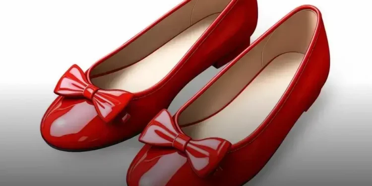 sapatilha vermelha feminina