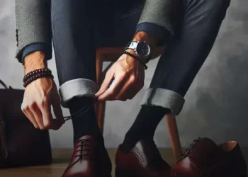 Sapato social couro polido