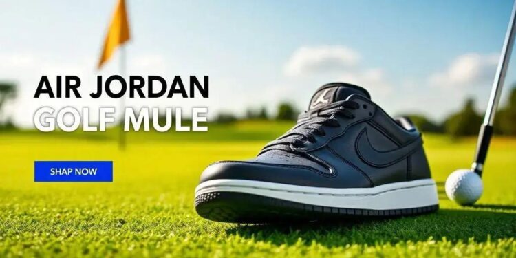 Air Jordan 1 Golf Mule: O Retorno do Estilo “Shadow”