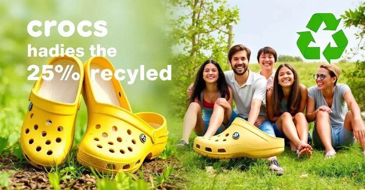 Como a Crocs está se posicionando no mercado sustentável