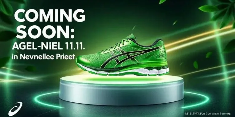 ASICS GEL-Nimbus 10.1: Lançamento em Verde Metálico