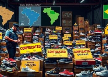 Carga de Calçados Falsificados Apreendida em Minas Gerais
