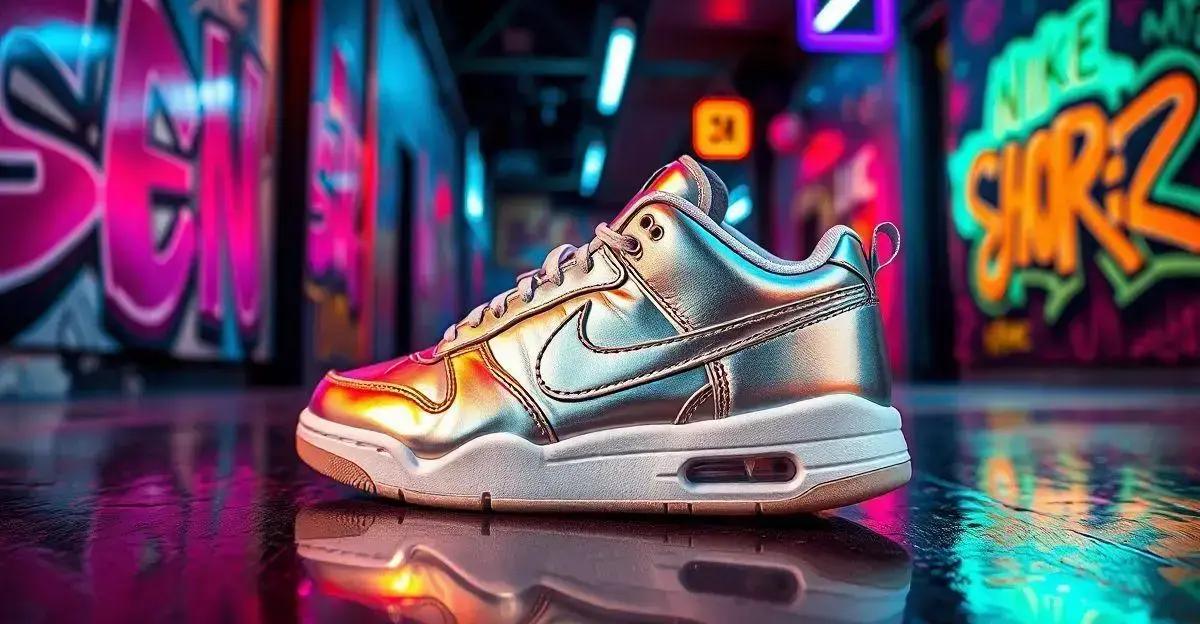 Especificações e Design do Nike Jam Metallic Silver