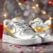 Nike Air Force 1 Kids: Toques Metalizados para 2024