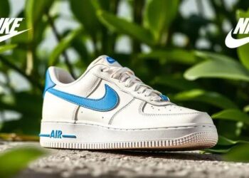 Nike Air Force 1: Novidade com Acentos em Azul Universitário
