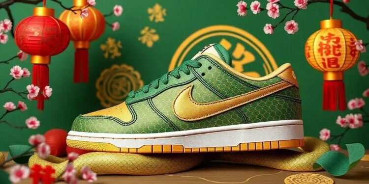 Nike Dunk Low: Celebração do Ano da Cobra em 2025