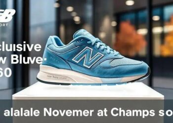 Novo New Balance 9060 em Azul Céu: Exclusividade Champs