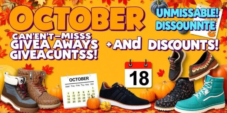 Outubro: Sorteios e Descontos Imperdíveis da Real Macro Calçados