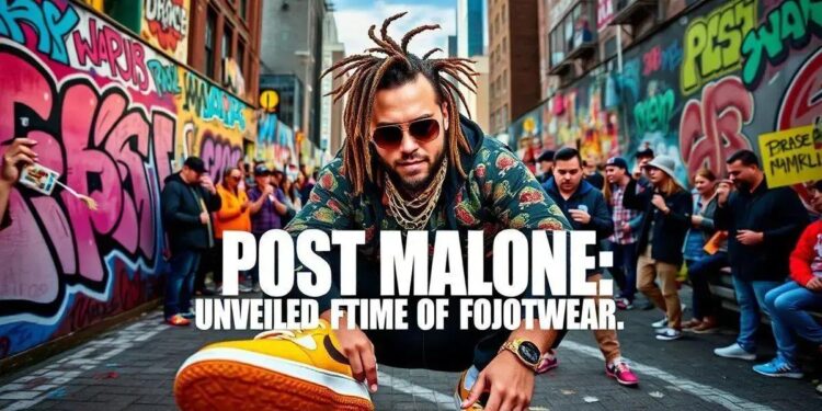 Post Malone: Campanha Incrível com Nova Marca de Calçados