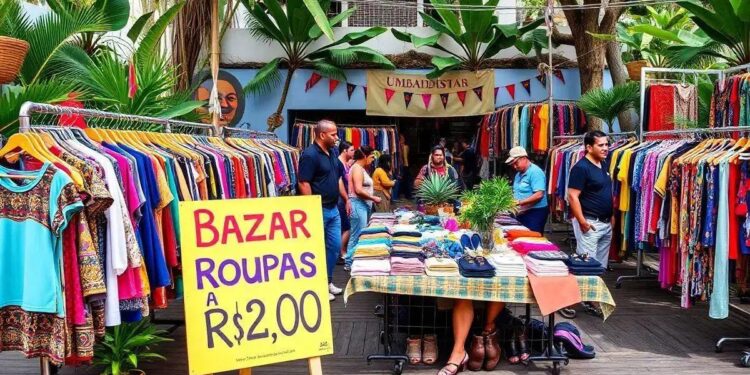 Bazar de Roupas a R$2,00: Centro Umbandista em Patos Hoje