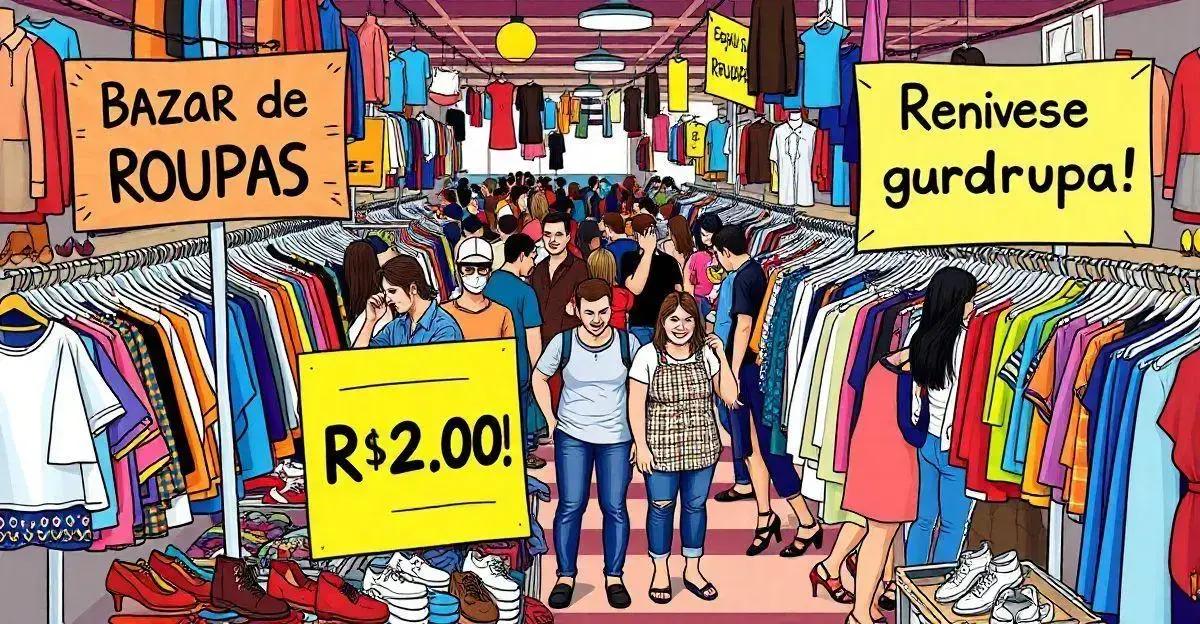 Como participar do bazar?