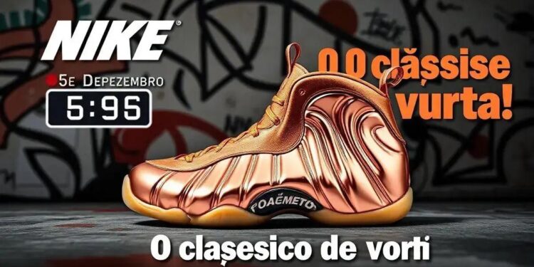 Nike Foamposite Copper: Lançamento Confirmado para 5 de Dezembro