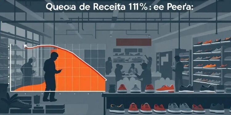 Queda de Receita: Marca Calçadista Tem 11% de Perda